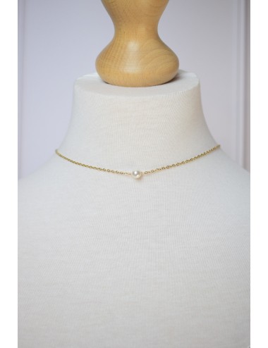 Collier dos nu Tendresse pour mariée minimaliste