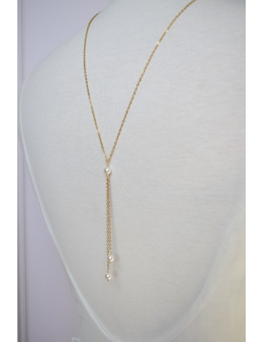 Collier dos nu Tendresse pour mariée minimaliste