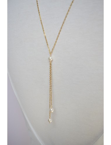 Collier dos nu Tendresse pour mariée minimaliste