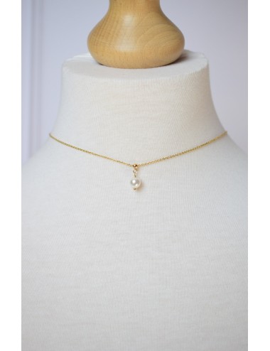 Collier de dos très fin pour la mariée en robe dos nu Pauline