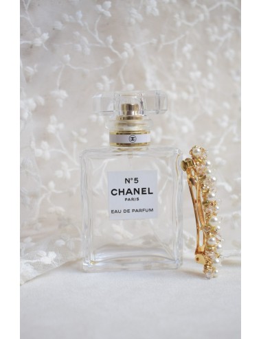 Barrette en perles pour la mariée, Orphée, pavée de perles