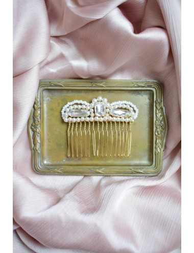 Peigne pour la mariée modèle Lady, au style Bridgerton