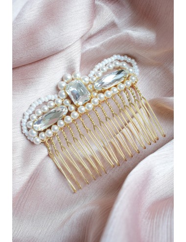 Peigne pour la mariée modèle Lady, au style Bridgerton
