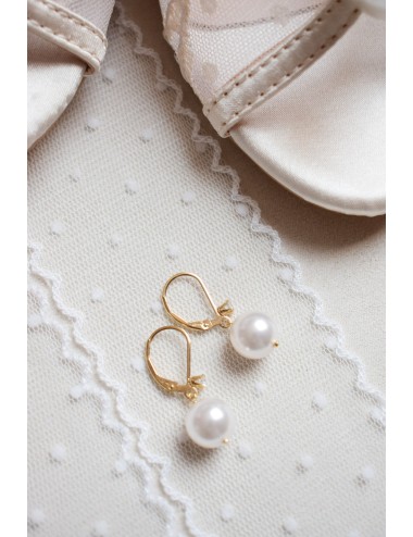 Boucles d'oreilles de mariage Venise, style épuré