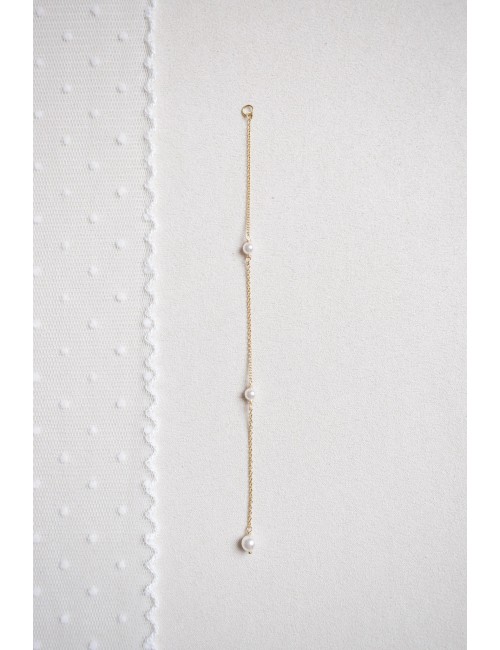 Bijou de dos Mina pour accrocher à son collier de mariée