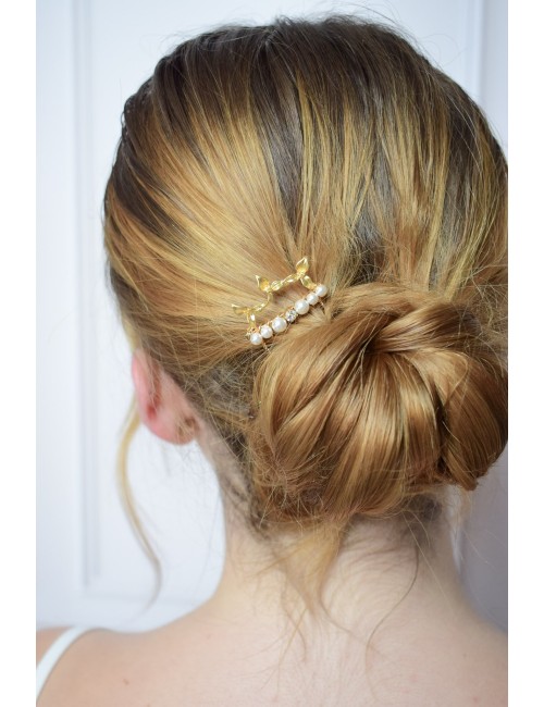 Peigne à cheveux pour la mariée modèle Dita, minimaliste