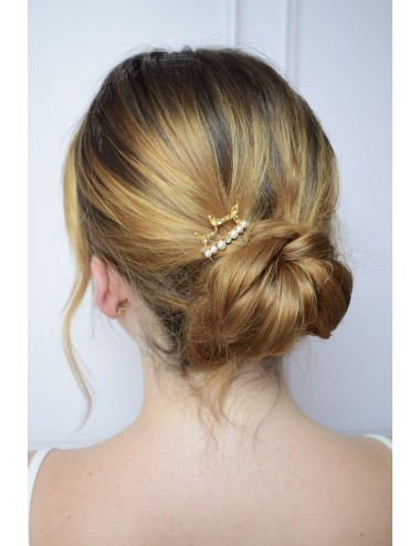 Peigne à cheveux pour la mariée modèle Dita, minimaliste