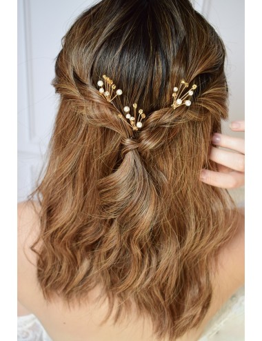 3 pics à cheveux Era pour le chignon de la mariée