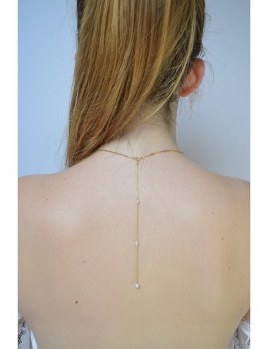 Bijou de dos Mina pour accrocher à son collier de mariée