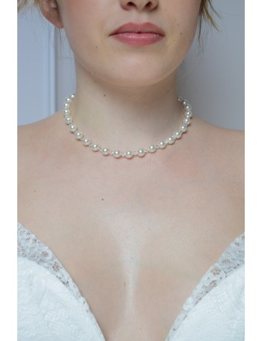 Collier pour la mariée Phoebe en perles et cristaux