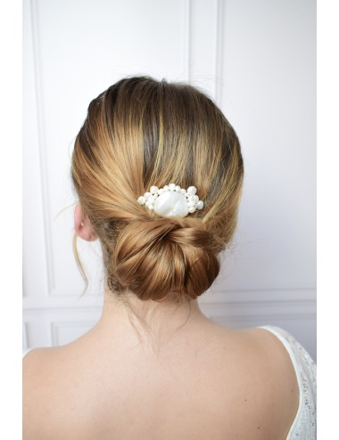 Peigne à cheveux pour la mariée modèle Lagune thème marin