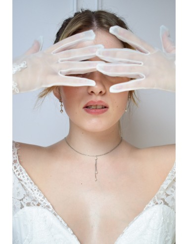 Bijou de dos bohème Alia avec chainette perlée pour mariée robe dos nu