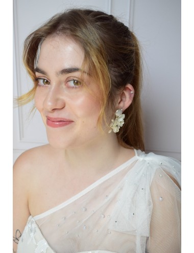 Boucles d'oreilles Vanina pour la mariée sur le thème champêtre