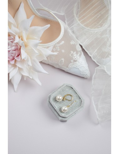 Boucles d'oreilles de mariage Venise, style épuré