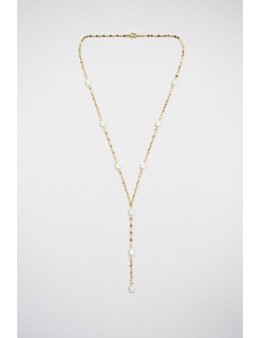 Collier de mariage Séverine au style minimaliste en nacre