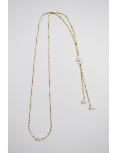 Collier dos nu Tendresse pour mariée minimaliste