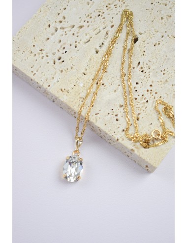 Collier Cabochon transparent pour la mariée