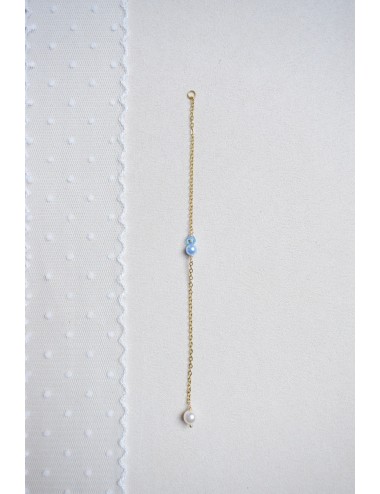 Pendant de dos ''Quelque chose de bleu'' pour la tradition du mariage