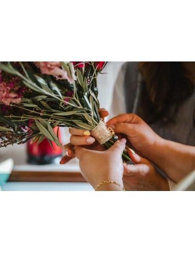 ''Quelque chose de bleu'' bijou de bouquet de mariée