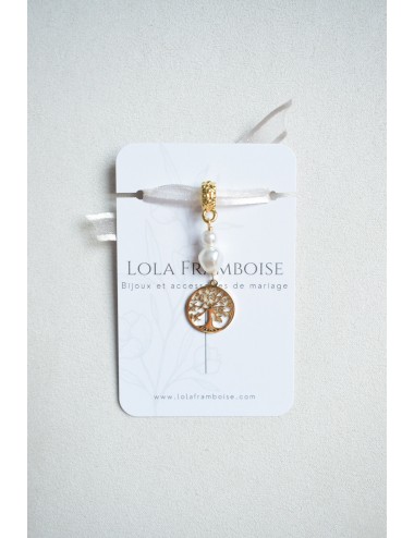 Bijou de bouquet de mariage Arbre de vie