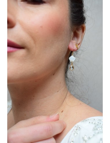 Parure de mariage bohème chic et champêtre Sylvia - Esmée