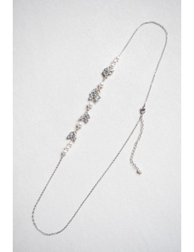 Headband Thilda pour la mariée très délicat, avec des perles.