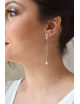 Boucles d'oreilles mariée Denise