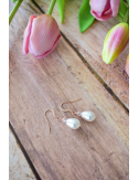 Boucles d'oreilles pour la mariée Drop dream avec cristaux et poire Swarovski.