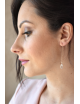 Boucles D'oreilles Pendantes Georg Jensen En Argent 925, Motif Goutte De Rosée Avec Fermoir Papillon - Occasion