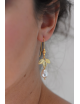 Boucles d'oreilles mariage Zen