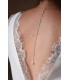 pendentif de dos avec une perle pour dos robe de mariée