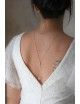 Collier de dos mariage Léa