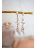 Boucles d'oreilles de mariée glamour Romy