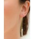 Chaînes d'oreilles mariée Canopée avec perles nacrées très tendance