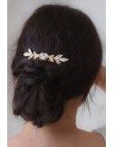 Peigne de mariage feuilles et perles Corolle