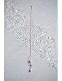 Bijoux mariage - Pendentif de dos Cassandre, bijoux mariage pour robe dos nu.