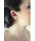 Bague d'oreille simple Zirconia