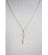 collier de mariage pendentif Bombay avec des strass et des perles de cristal