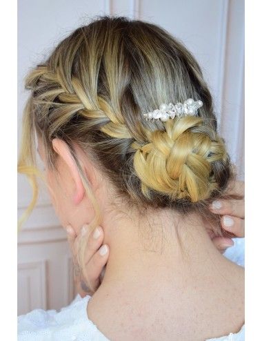 Peigne à cheveux pour la mariée modèle Victoria, style rétro vintage