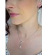collier de mariage glamour chic avec strass style gastby