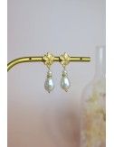 Boucles d'oreilles de mariage Anna