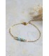 Bracelet perles d'amazonite
