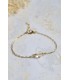 bracelet de lithothérapie avec une perle de citrine véritable