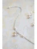Bracelet mariée Selma en perles et cristaux