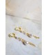 bijoux mariage boucles d'oreilles pendantes avec perles et chaines