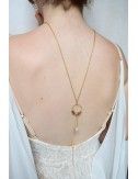 Collier de dos Louise pour la mariée champêtre