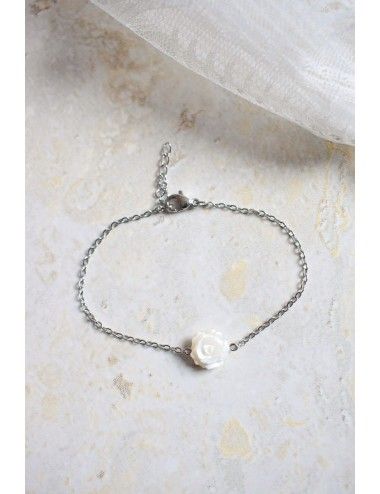 Bracelet fleur de nacre