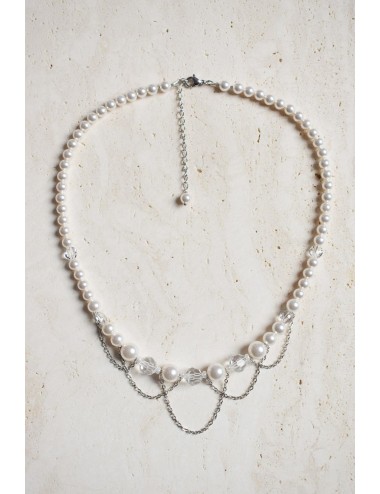 Collier mariage Odyssée en perles et cristaux