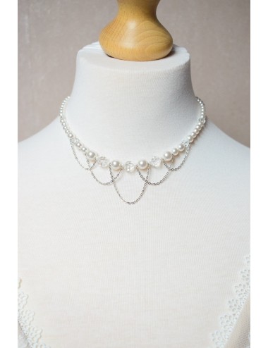 Collier mariage Odyssée en perles et cristaux