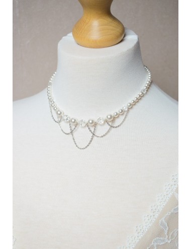Collier mariage Odyssée en perles et cristaux